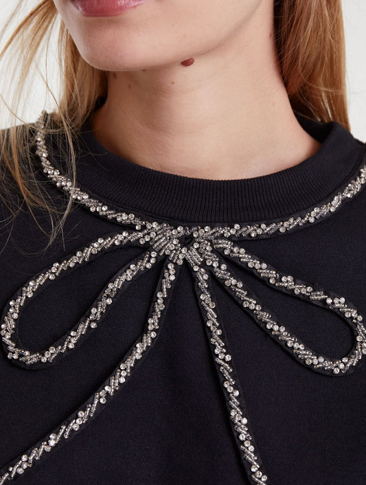 Bow Tie Bling Sweatshirt