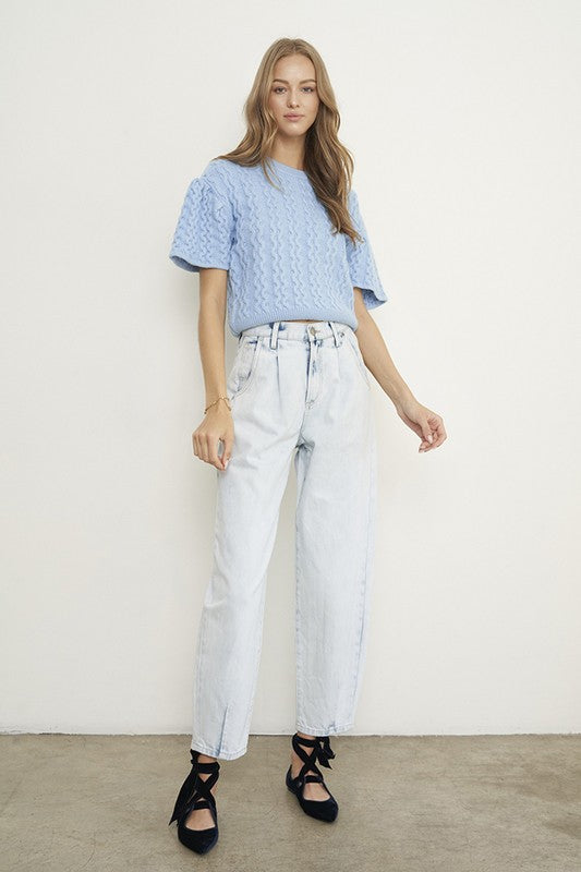 JEANS SLOUCH CON GLOBO