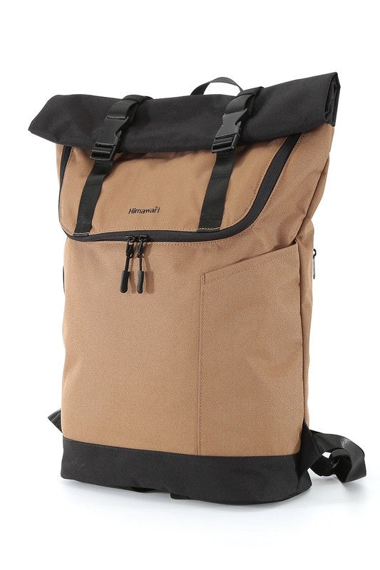 COURIER-INSPIRED URBAN BACKPACK-MOCHA