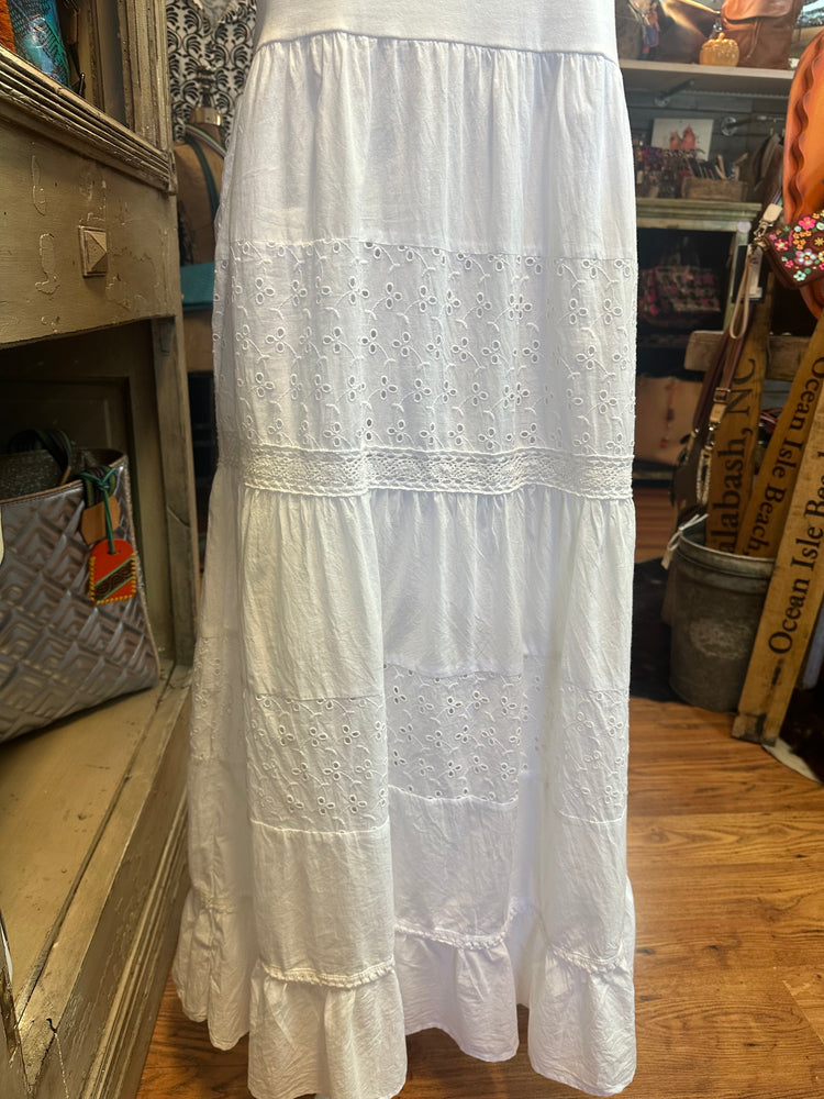 Dylan Brand Sleeveless white dress