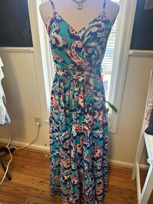 She & Sky Midi Dress