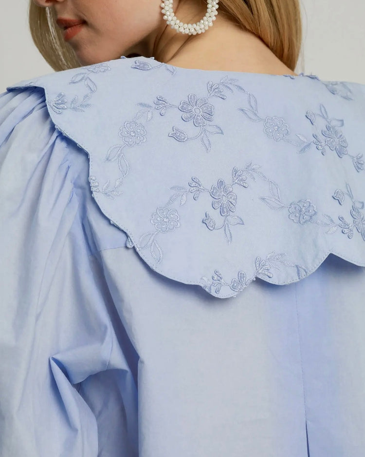 Light Blue Long Sleeve Top